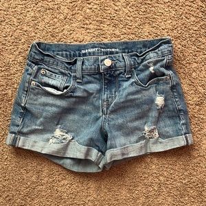 Old navy boyfriend shorts size 0.